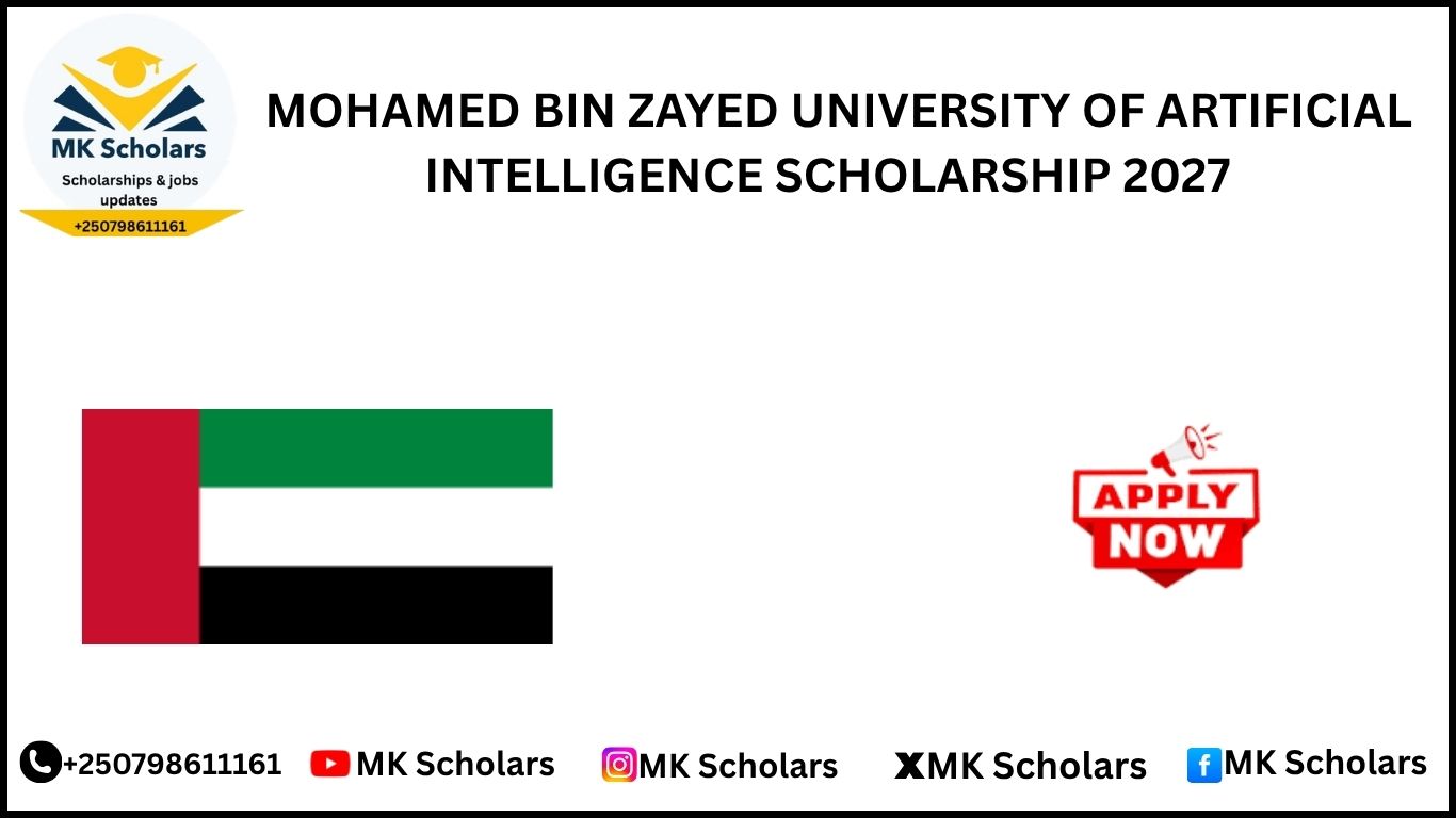 MOHAMED BIN ZAYED UNIVERSITY OF ARTIFICIAL INTELLIGENCE SCHOLARSHIP 2027